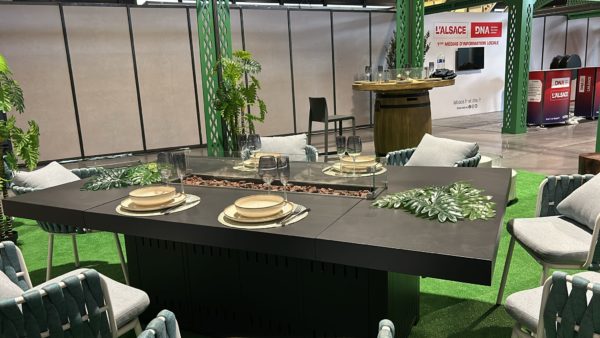 TABLE BRASERO VESUVIO RECTANGLE – Image 2