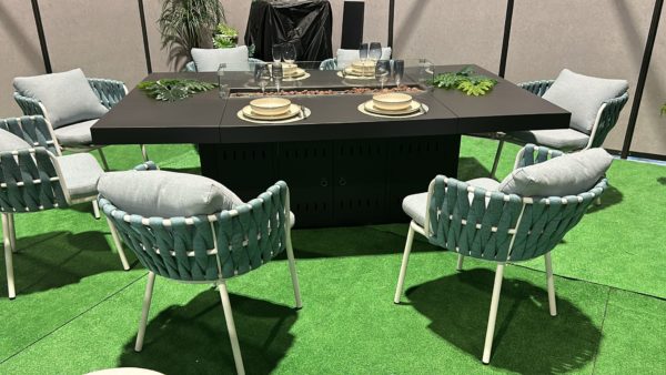 TABLE BRASERO VESUVIO RECTANGLE