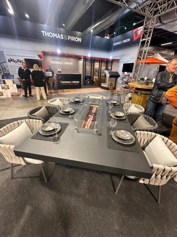 table brasero rectangle